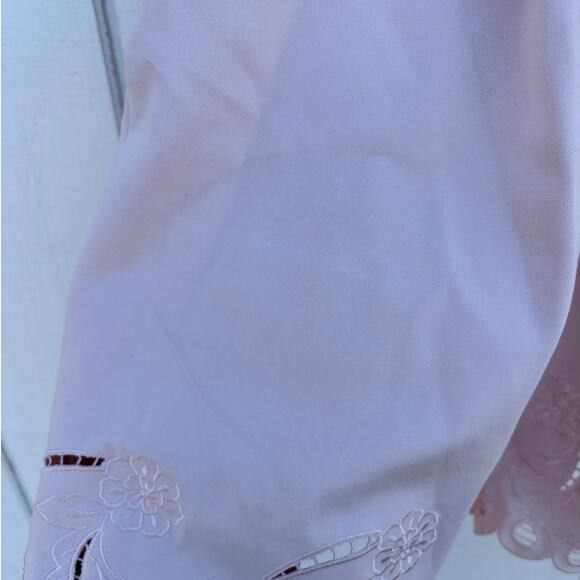 Ted Baker Emalise V‎ Neck Embroidered Skater Dress, Pink, Sz 1 (Sz 4) - Picture 4 of 8